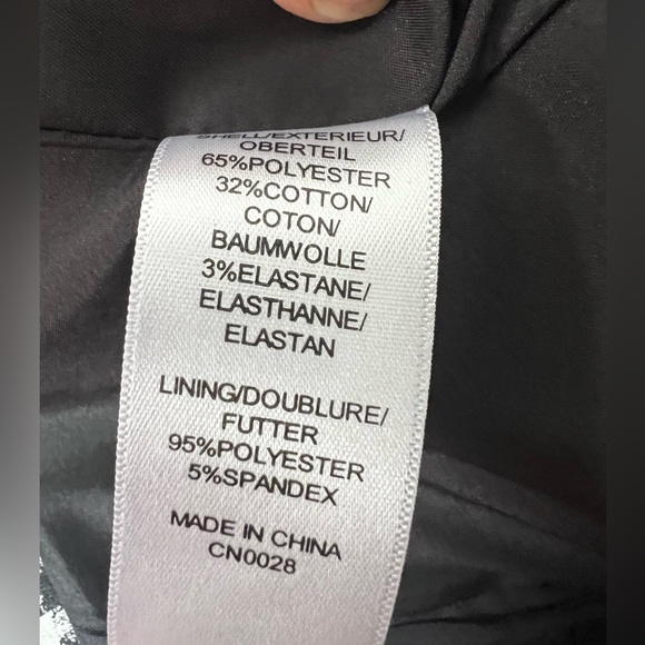 Adrianna Papell Houndstooth Woven Classic Open Long Jacket/Coat Size 8 - Picture 6 of 7